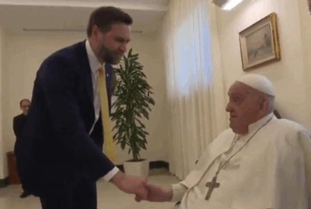Pope, Vance have unusual Easter tête-à-tête at the Vatican