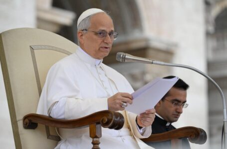 In first general audience, Pope Leo prays for Gaza, continues Francis catechesis