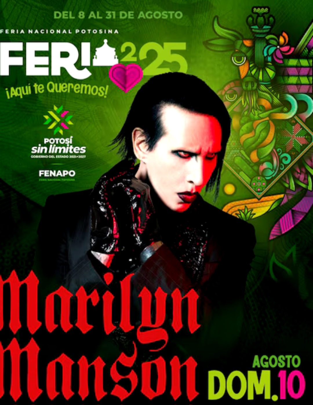 Archbishop demands suspension of Marilyn Manson's concert in