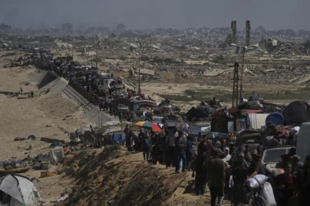 Pope Leo prays for the people of Gaza during General Audience
