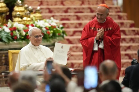 Pope urges Catholic teachers to focus less on professional outcomes, more on spiritual lives