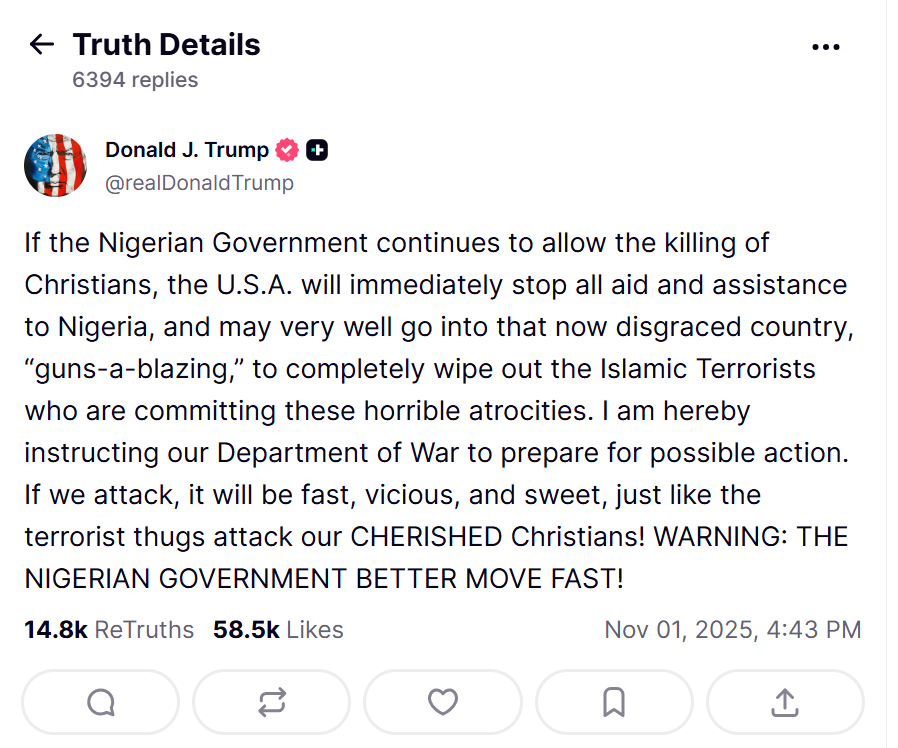 Catholics welcome Trump designation of Nigeria as Country of Particular ...