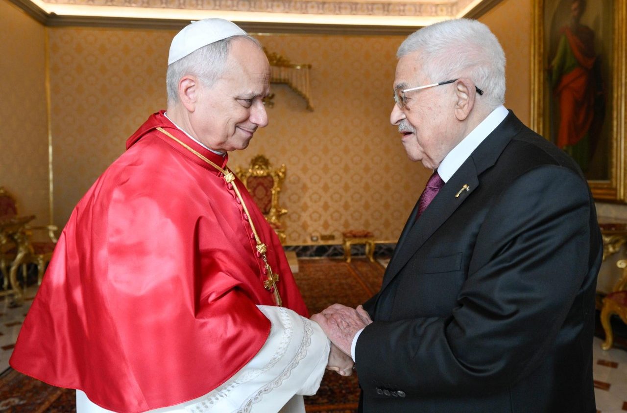Pope Leo meets Palestinian President Abbas, discuss urgent need for Gaza aid, two-state solution