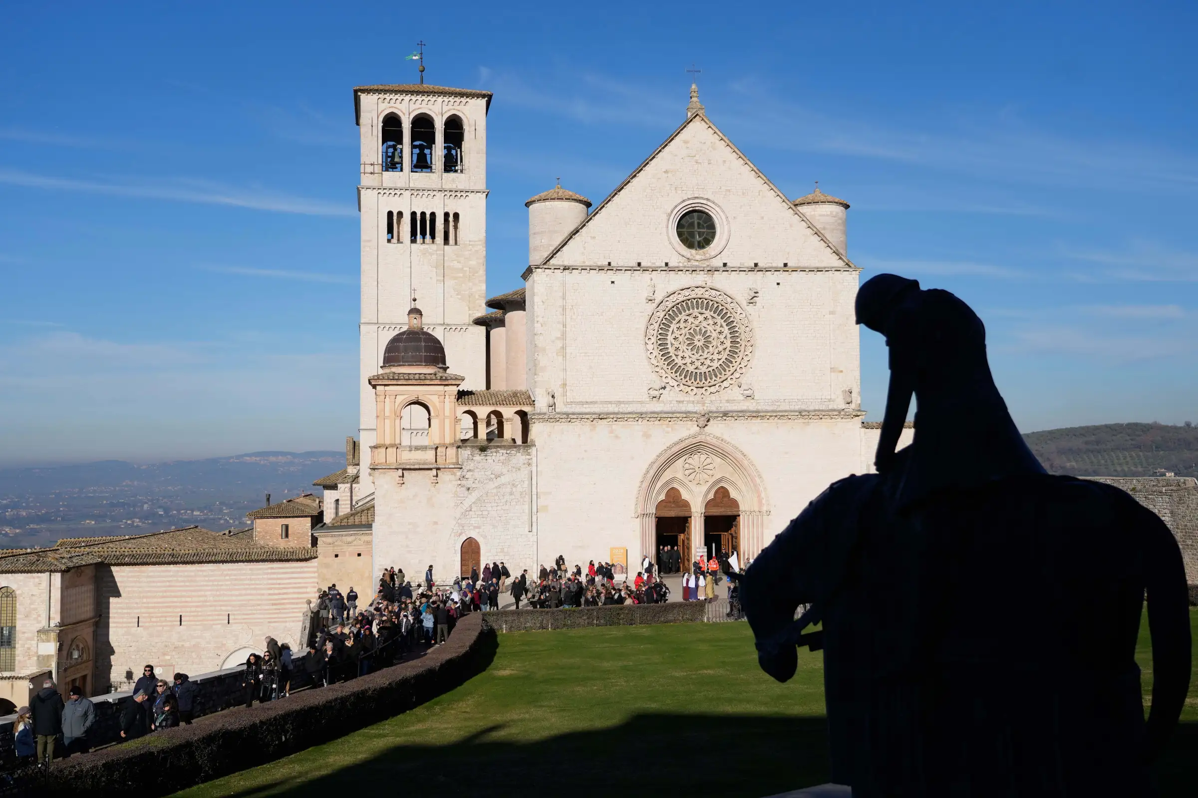 Photos from Assisi as the bones of St. Francis go on display