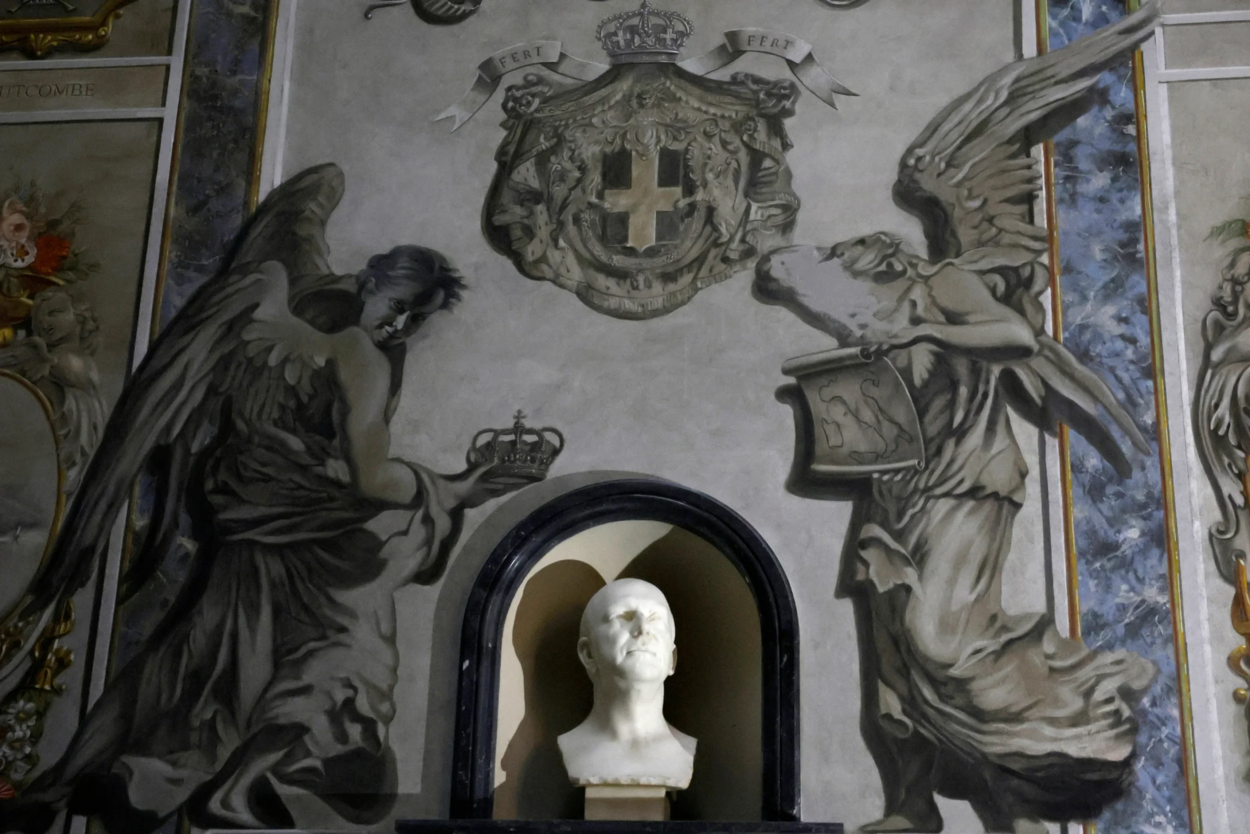 An angel resembling Italy’s Meloni is painted over after an outcry from church and state