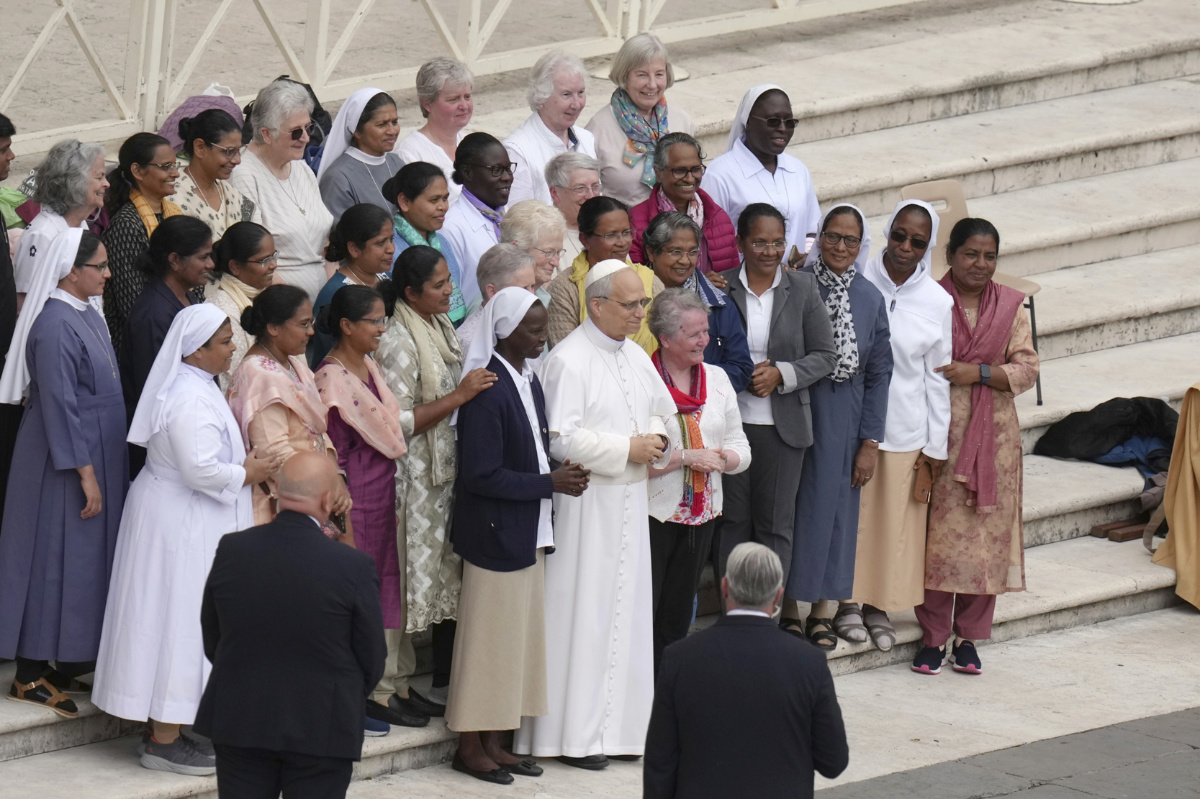 Pope Leo XIV decries violence against women, appeals for respect of equal dignity