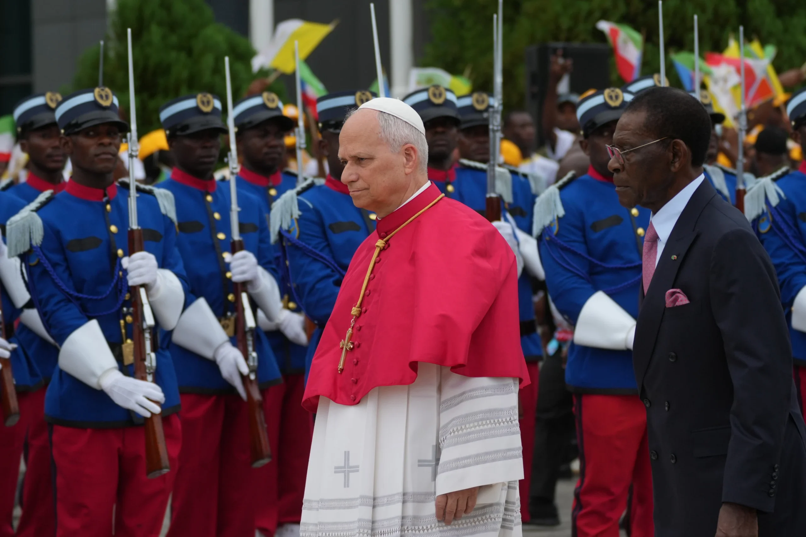 Pope lands in Equatorial Guinea decrying ‘economy that kills’