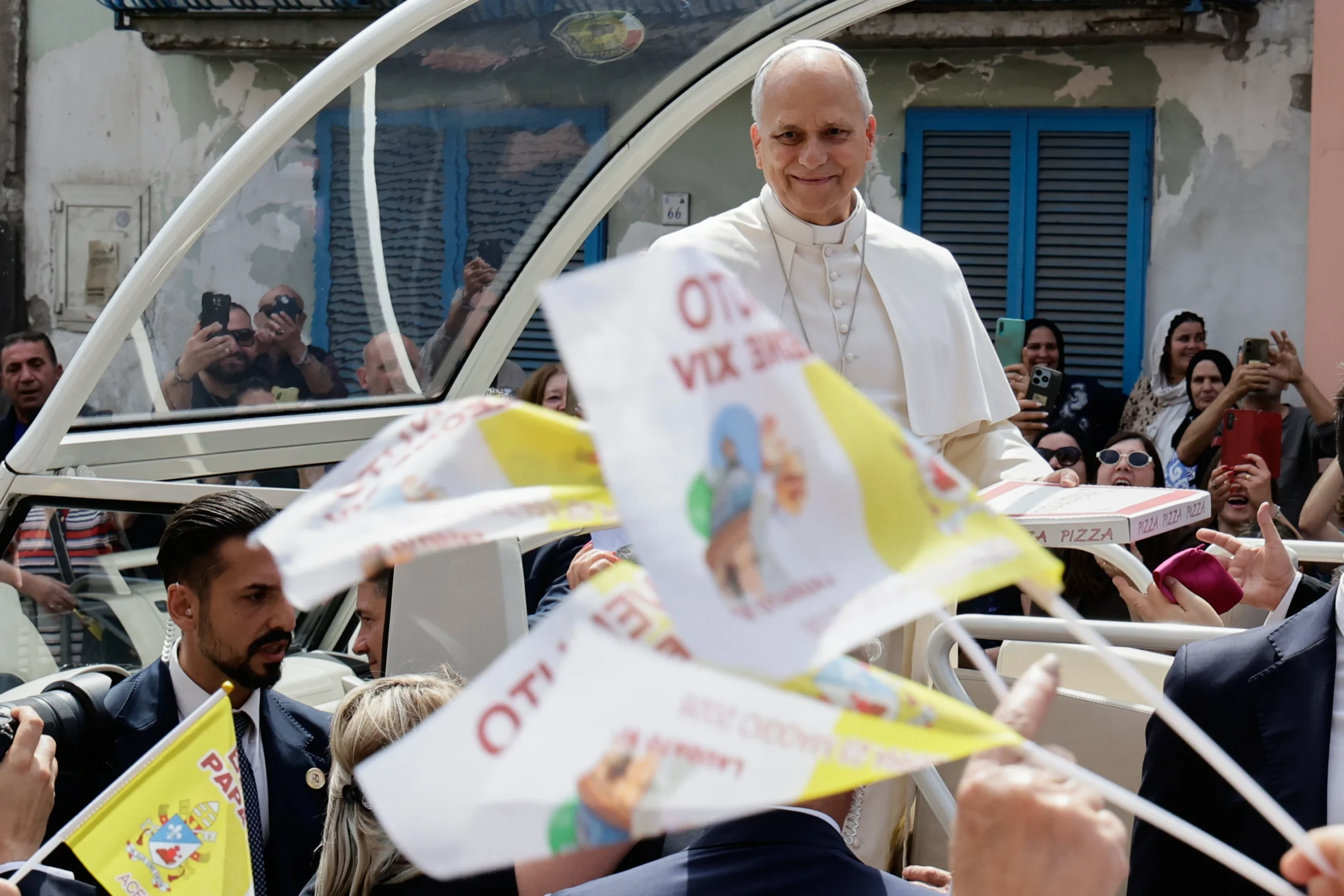 Pope Leo meets families of youth lost to illegal toxic waste dumping in Italy’s ‘Land of Fires’