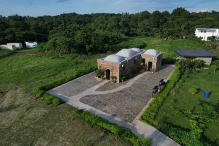 The Ephesus House, a replica of the House of the Virgin Mary in Ephesus, Turkey, at Alfonso town, Cavite province, Philippines on July 16, 2026. (Credit: Aaron Favila/AP.)