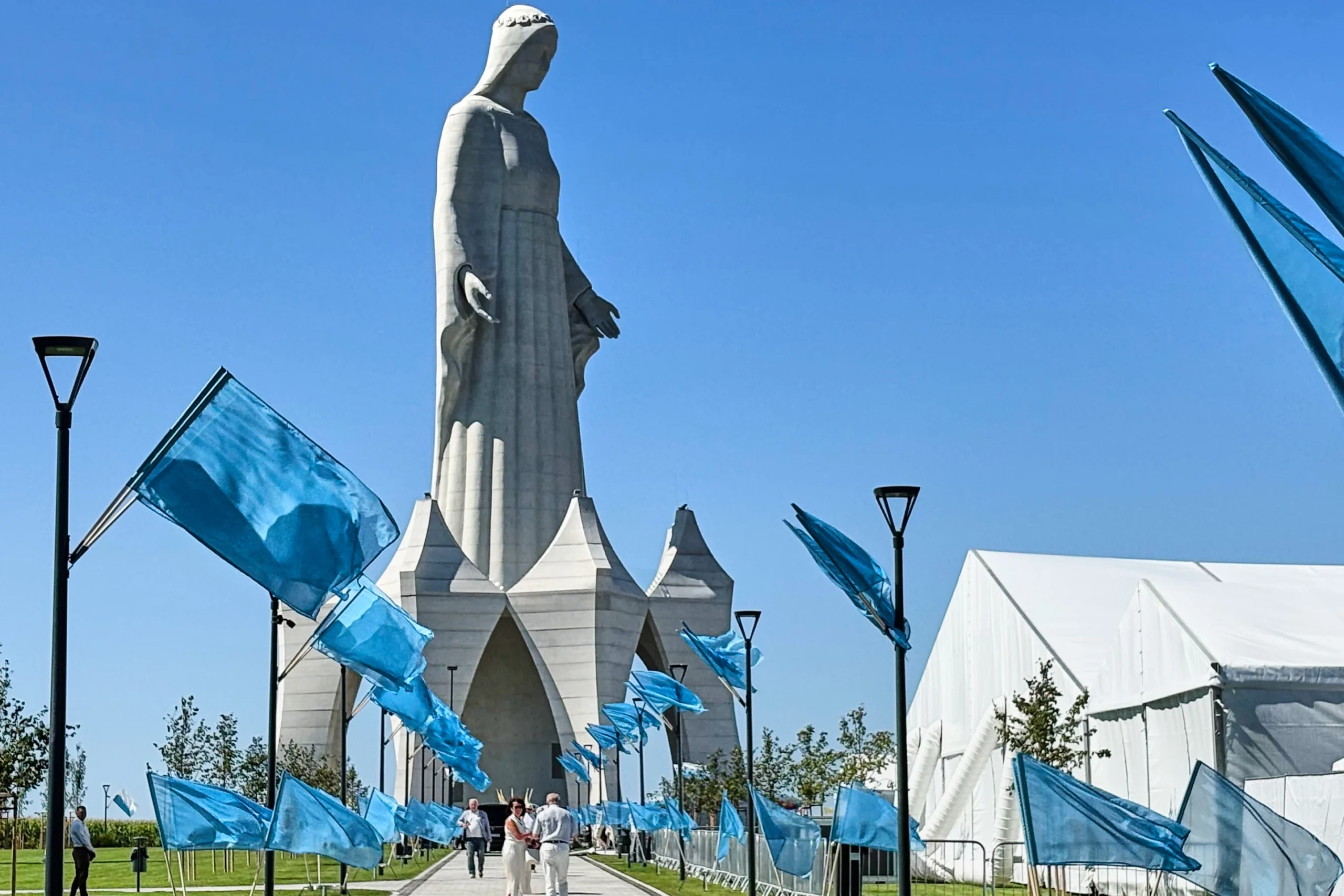 Europe’s tallest statue of the Virgin Mary is inaugurated in a small Polish village